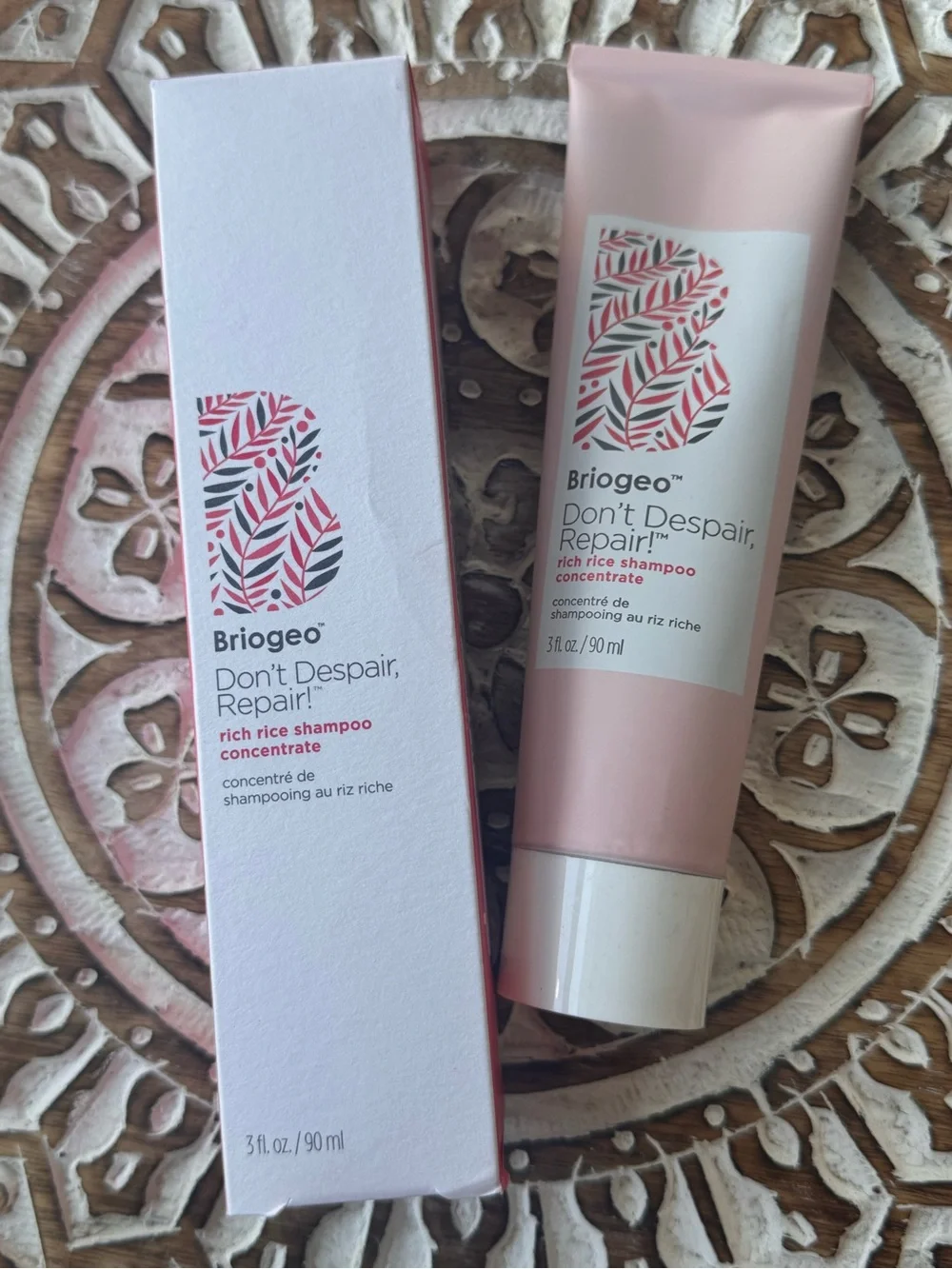 Briogeo Don’t Despair Repair Rich Rice Shampoo Concentrate 3 oz 90ml New